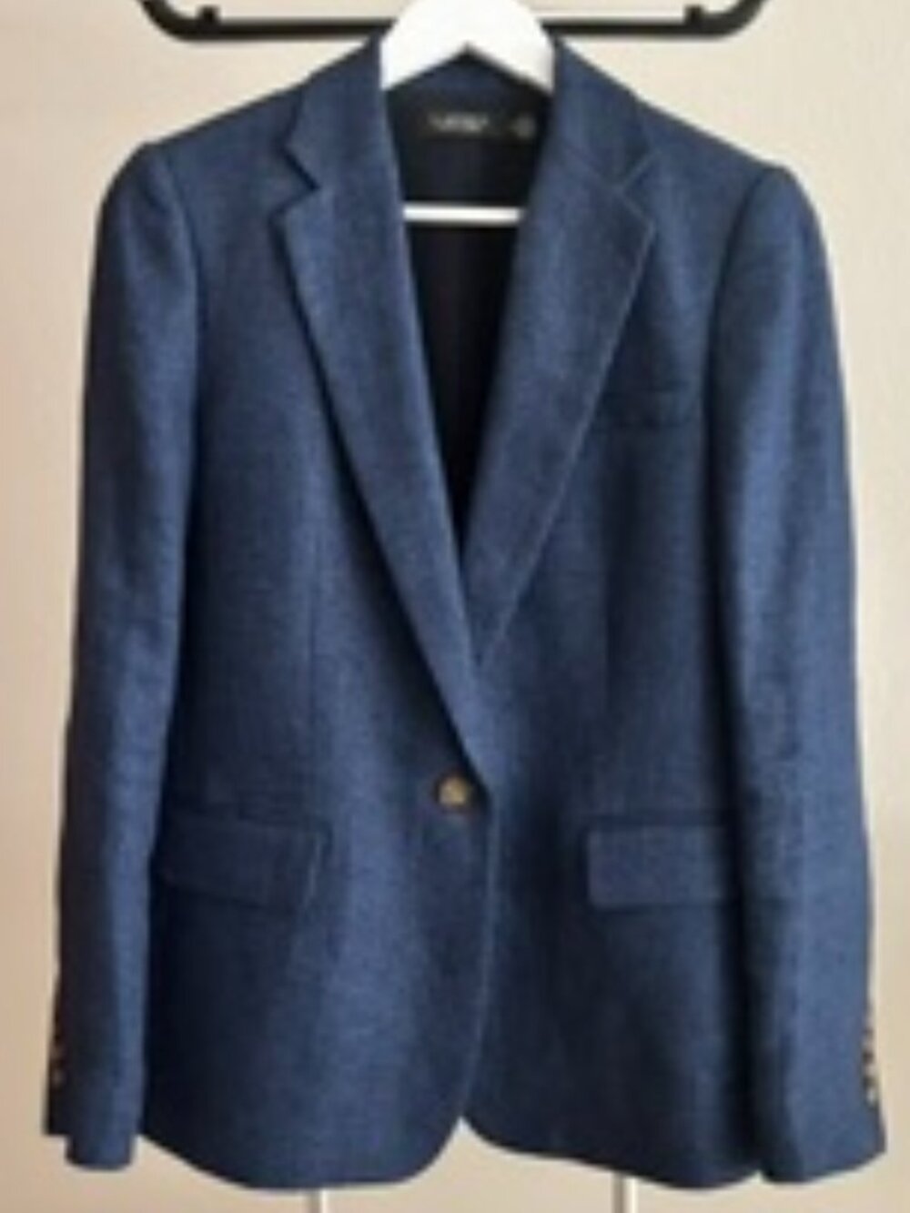 LAUREN Ralph Lauren Navy Blazer - Size 6 - Picture 2 of 7